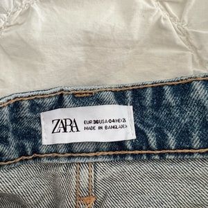 Zara high waisted jean shorts